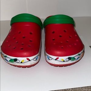 Light up Christmas crocs